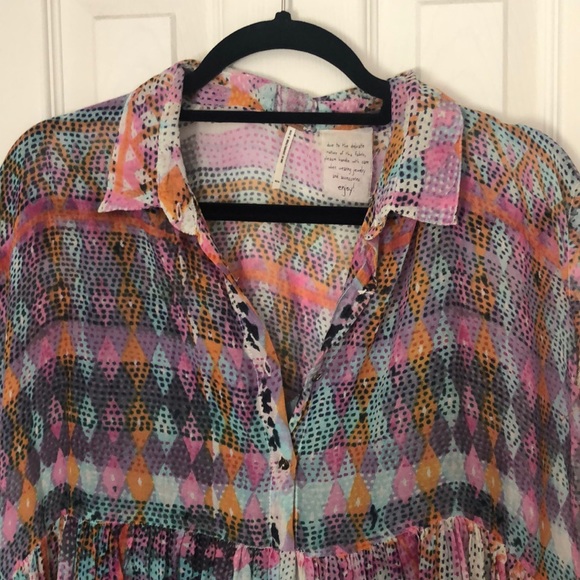 Free People tunic/ mini dress - Picture 2 of 4